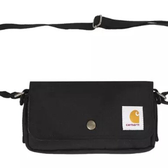 Carhartt Black Horizontal, Crossbody or Waist Pack Bag with Removable Strap - Picture 1 of 6